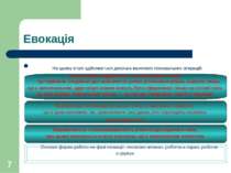 * Евокація         На цьому етапі здійснюється декілька важливих пізнавальних...