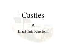 Castles A Brief Introduction