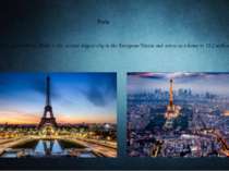 Paris The capital of France is Paris. Paris is the second-largest city in the...