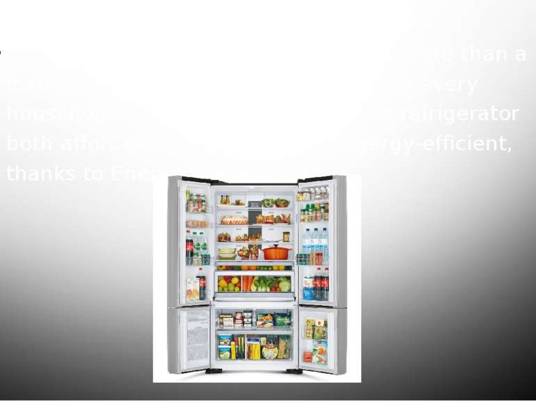 Today, refrigerators have grown from more than a luxury and into a common nec...