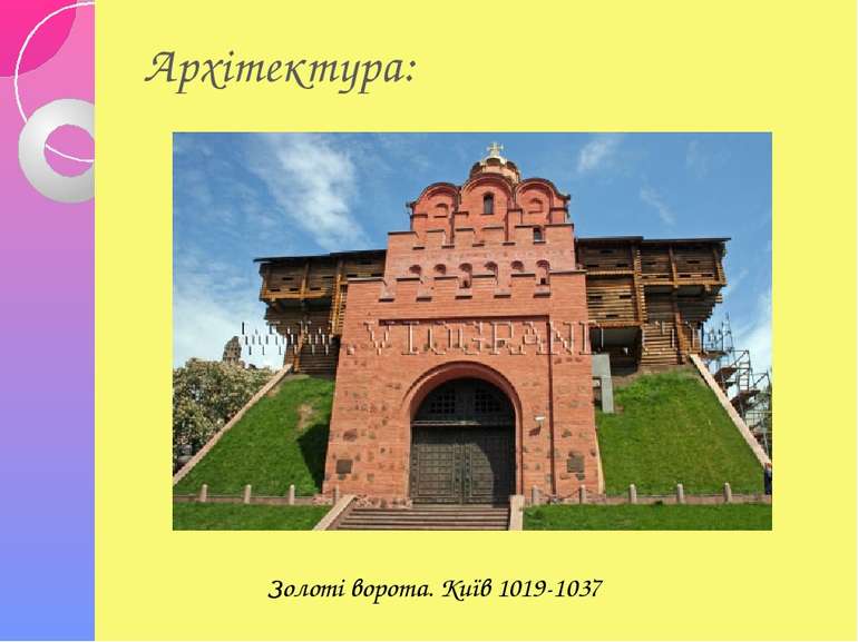 Архітектура: Золоті ворота. Київ 1019-1037