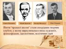 Леонід Мосендз Юрій Дараган Євген Маланюк Олег Ольжич Поети “празької школи” ...