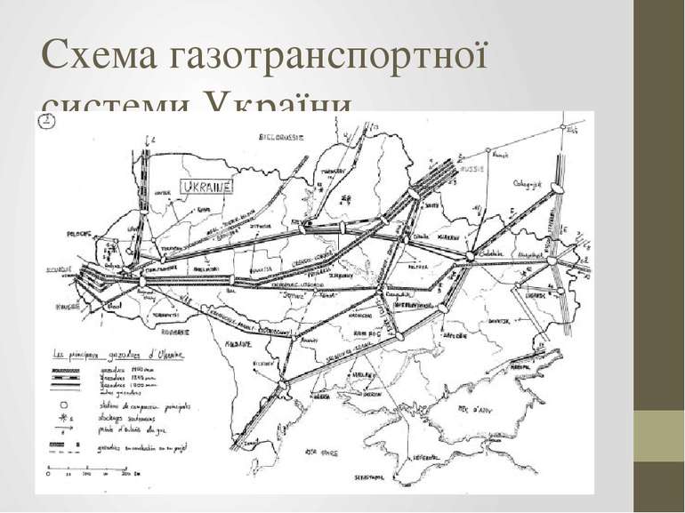 Схема газотранспортної системи України