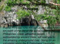 Underground River Puerto Princess Puerto Princess runs through a cave about 5...