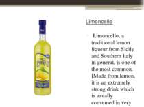 Limoncello  Limoncello, a traditional lemon liqueur from Sicily and Southern ...