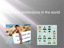 interesting professions in the world