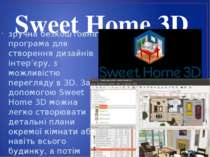 Sweet Home 3D зручна безкоштовна програма для створення дизайнів інтер’єру, з...