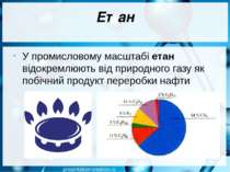 Етан У промисловому масштабі етан відокремлюють від природного газу як побічн...