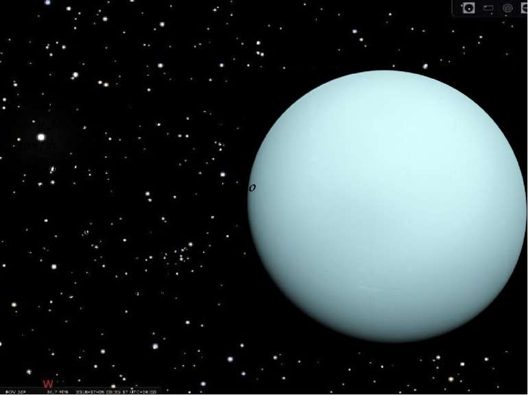 Уран Уран з масою, в 14 разів більшою, ніж у Землі, є найлегшою із зовнішніх ...