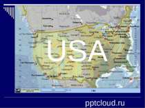 The geographical map of the USA USA pptcloud.ru
