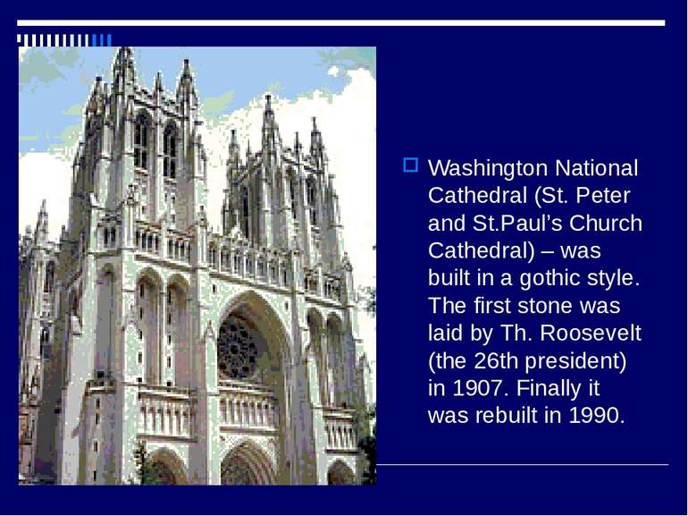 Washington National Cathedral (St. Peter and St.Paul’s Church Cathedral) – wa...