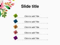 Slide title Click to add Title 4 Click to add Title 1 Click to add Title 2 Cl...