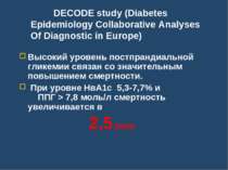 DECODE study (Diabetes Epidemiology Collaborative Analyses Of Diagnostic in E...