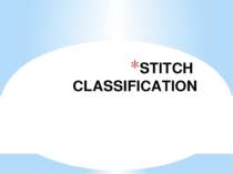 STITCH CLASSIFICATION