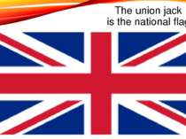 The union jack is the national flag