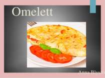 Рецепт омлету на німецькій. Omelett