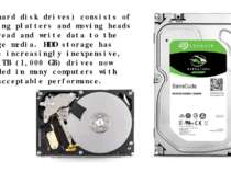 HDD (hard disk drives) consists of spinning platters and moving heads that re...