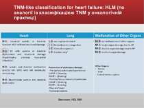 TNM-like classification for heart failure: HLM (по аналогії із класифікацією ...