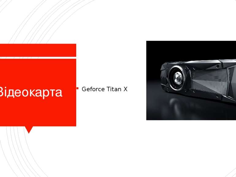 Відеокарта Geforce Titan X