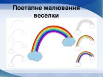 Малюємо райдугу Поетапне малювання веселки