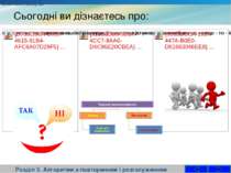 Сьогодні ви дізнаєтесь про: Розділ 3. Алгоритми з повторенням і розгалуженням...