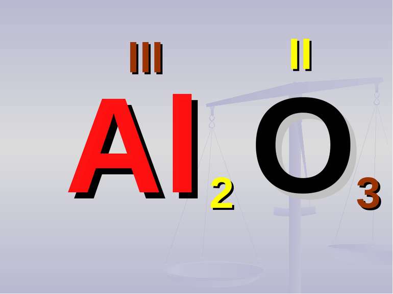 Al O III II 2 3