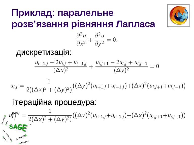Приклад: паралельне розв’язання рівняння Лапласа дискретизація: ітераційна пр...