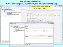 MS Visual Studio 2010. WCF-проект (C#), що генерується майстром (3/6) Клієнтс...