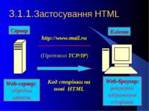 3.1.1.Застосування HTML Web-броузер: рендерінг зображення сторінки