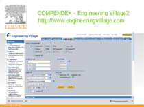 COMPENDEX – Engineering Village2 http://www.engineeringvillage.com