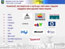 Державне агентство України з інвестицій та інновацій Компанії, які виросли з ...