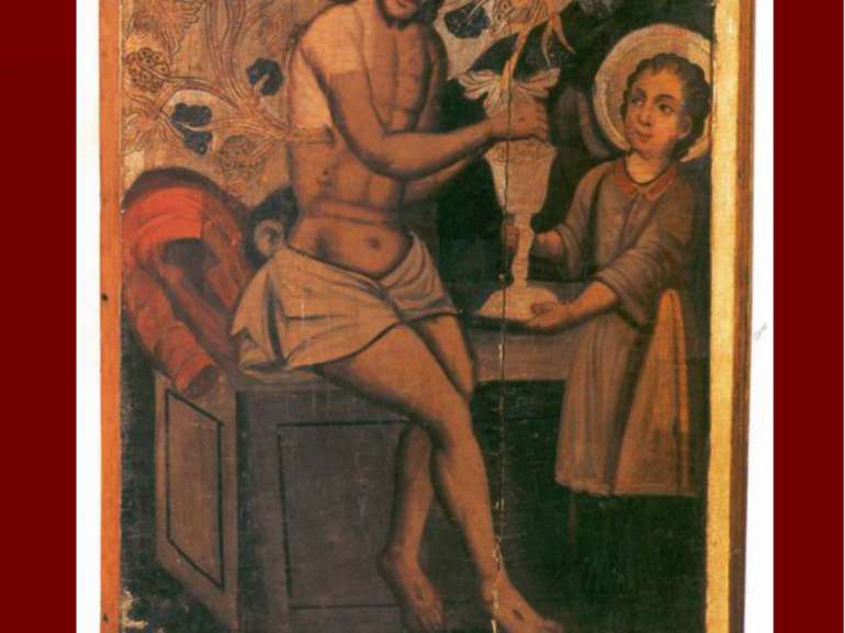 Христос Виноградна Лоза. с. Лучиці Луцького р-ну, 1747., Музей Волинської ікони
