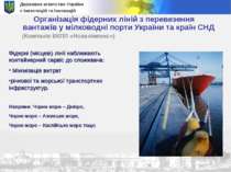Державне агентство України з інвестицій та інновацій Організація фідерних лін...
