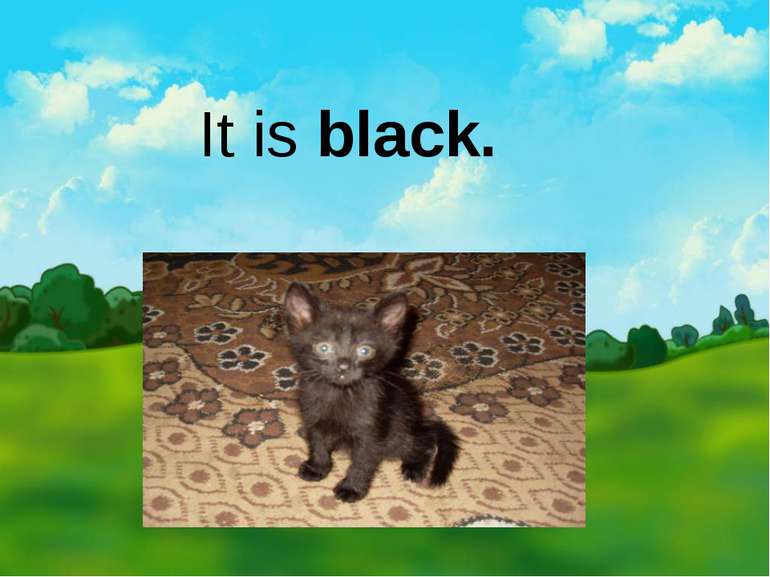 It is black.