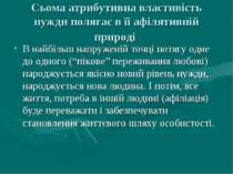 Сьома атрибутивна властивість нужди полягає в її афілятивній природі В найбіл...