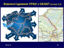 * * Взаємоз’єднання УРАН з GEANT (етапи 2,3) Ukrainian Research & Academic Ne...